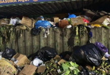 ¿Por qué antes el gobierno intervenía SDE ante el cumulo de basura y ahora calla? Contenedor lleno de basura.